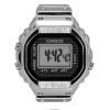 Casio Digital 50th Anniversary Stainless Steel Quartz CRW-001-1 Unisex Ring Watch