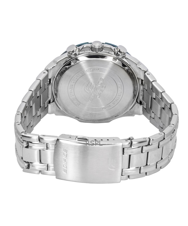 Casio Edifice Analog Standard Chronograph Stainless Steel Green Dial Quartz EFR-539DE-3AV 100M Men's Watch 4 Casio Edifice Analog Standard Chronograph Stainless Steel Green Dial Quartz EFR-539DE-3AV 100M Men's Watch