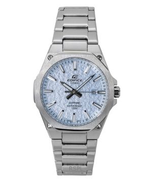 Casio Edifice Analog Stainless Steel Light Blue Dial Quartz EFR-S108DE-2AV 100M Men's Watch