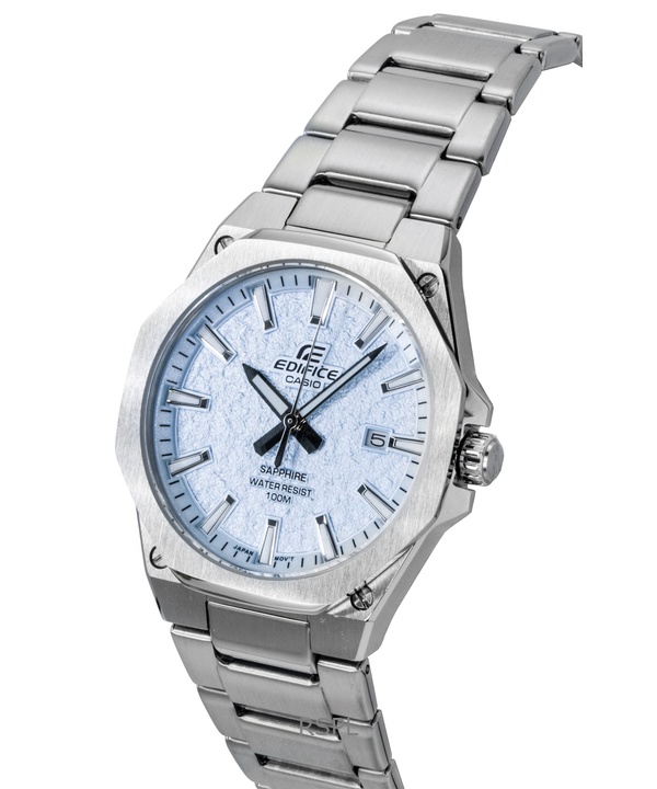 Casio Edifice Analog Stainless Steel Light Blue Dial Quartz EFR-S108DE-2AV 100M Men's Watch 3 Casio Edifice Analog Stainless Steel Light Blue Dial Quartz EFR-S108DE-2AV 100M Men's Watch