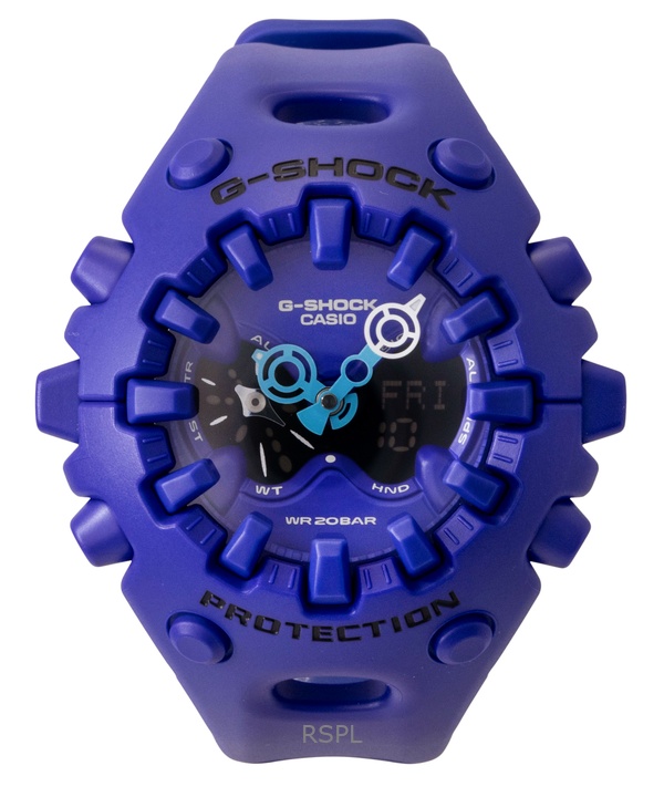 Casio G-Shock Analog Digital Resin Strap Blue Dial Quartz GA-V01-2A 200M Men's Watch 1 Casio G-Shock Analog Digital Resin Strap Blue Dial Quartz GA-V01-2A 200M Men's Watch