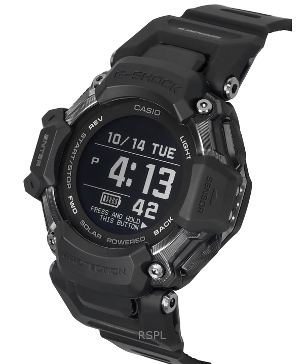 Casio G-Shock G-Squad Digital Smartphone Link Resin Strap Solar GBD-H2000-1B 200M Men's Watch 3 Casio G-Shock G-Squad Digital Smartphone Link Resin Strap Solar GBD-H2000-1B 200M Men's Watch