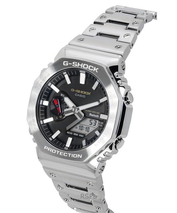 Casio G-Shock Full Metal Analog Digital Smartphone Link Stainless Steel Black Dial Solar GM-B2100SD-1C 200M Men's Watch 4 Casio G-Shock Full Metal Analog Digital Smartphone Link Stainless Steel Black Dial Solar GM-B2100SD-1C 200M Men's Watch