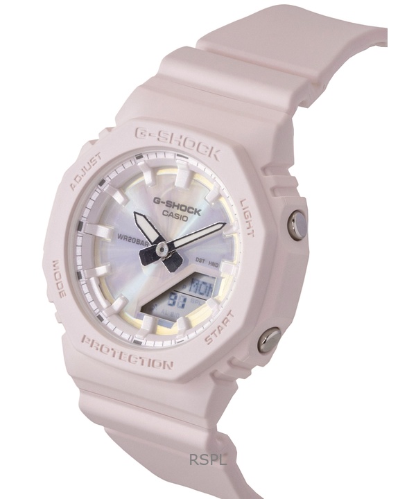 Casio G-Shock Analog Digital Resin Strap Polarized Pink Dial Quartz GMA-P2100PC-4A 200M Women's Watch 4 Casio G-Shock Analog Digital Resin Strap Polarized Pink Dial Quartz GMA-P2100PC-4A 200M Women's Watch