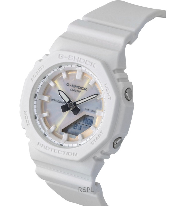 Casio G-Shock Analog Digital Resin Strap Polarized White Dial Quartz GMA-P2100PC-7A 200M Women's Watch 4 Casio G-Shock Analog Digital Resin Strap Polarized White Dial Quartz GMA-P2100PC-7A 200M Women's Watch