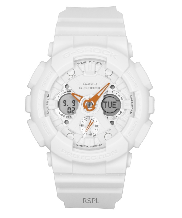 Casio G-Shock Analog Digital Bio-Based Resin White Dial Quartz GMA-S120SA-7A1 200M Women's Watch 1 Casio G-Shock Analog Digital Bio-Based Resin White Dial Quartz GMA-S120SA-7A1 200M Women's Watch