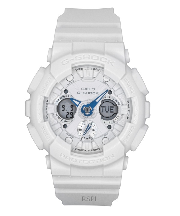 Casio G-Shock Analog Digital Bio-Based Resin White Dial Quartz GMA-S120SA-7A2 200M Women's Watch 1 Casio G-Shock Analog Digital Bio-Based Resin White Dial Quartz GMA-S120SA-7A2 200M Women's Watch