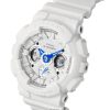 Casio G-Shock Analog Digital Bio-Based Resin White Dial Quartz GMA-S120SA-7A2 200M Women's Watch
