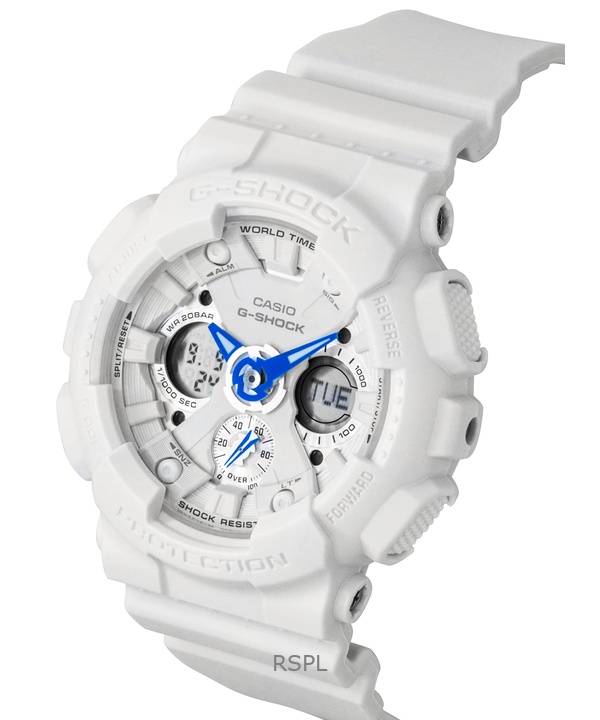Casio G-Shock Analog Digital Bio-Based Resin White Dial Quartz GMA-S120SA-7A2 200M Women's Watch 4 Casio G-Shock Analog Digital Bio-Based Resin White Dial Quartz GMA-S120SA-7A2 200M Women's Watch