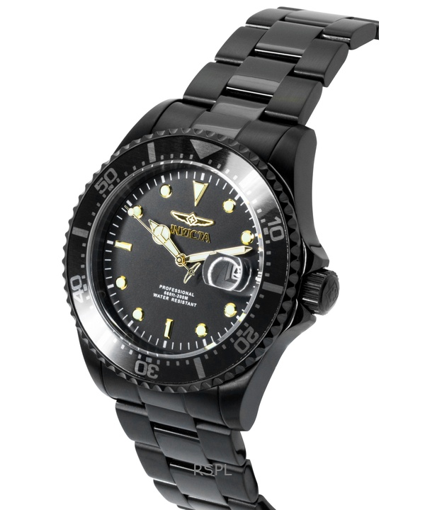 Invicta Pro Diver Zager Exclusive Stainless Steel Black Dial Quartz 23402 200M Men's Watch 3 Invicta Pro Diver Zager Exclusive Stainless Steel Black Dial Quartz 23402 200M Men's Watch