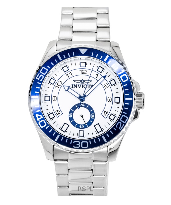 Invicta Pro Diver Stainless Steel White Dial Quartz 47124 Men's Watch 1 Invicta Pro Diver Stainless Steel White Dial Quartz 47124 Men's Watch