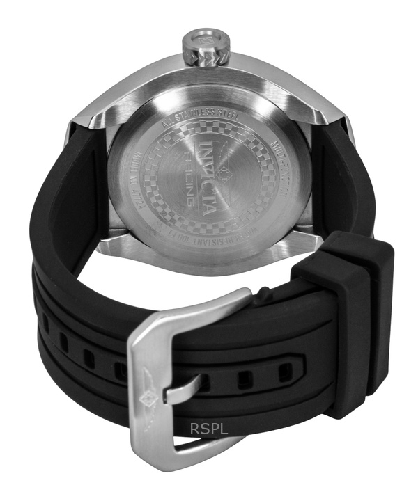 Invicta Racing Silicone Strap Black Dial Quartz 47724 Men's Watch 4 Invicta Racing Silicone Strap Black Dial Quartz 47724 Men's Watch