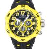 Invicta Venom Hydra GMT Chronograph Silicone Strap Black Dial Quartz 48236 200M Men's Watch