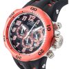 Invicta Venom Hydra GMT Chronograph Silicone Strap Black Dial Quartz 48237 200M Men's Watch