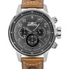 Invicta S1 Rally Zager Exclusive Chronograph Leather Strap Quartz 90102 100M Men's Watch