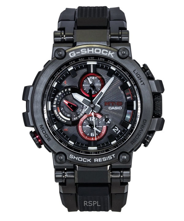 Casio G-Shock MT-G Analog Smartphone Link Resin Strap Black Dial Solar MTG-B1000B-1A 200M Men's Watch 1 Casio G-Shock MT-G Analog Smartphone Link Resin Strap Black Dial Solar MTG-B1000B-1A 200M Men's Watch