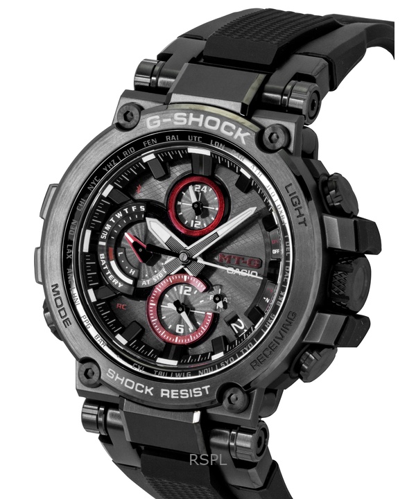 Casio G-Shock MT-G Analog Smartphone Link Resin Strap Black Dial Solar MTG-B1000B-1A 200M Men's Watch 4 Casio G-Shock MT-G Analog Smartphone Link Resin Strap Black Dial Solar MTG-B1000B-1A 200M Men's Watch