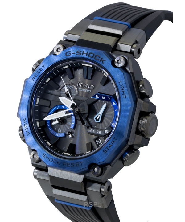 Casio G-Shock MT-G Analog Smartphone Link Resin Strap Black Dial Solar MTG-B2000B-1A2 200M Men's Watch 3 Casio G-Shock MT-G Analog Smartphone Link Resin Strap Black Dial Solar MTG-B2000B-1A2 200M Men's Watch