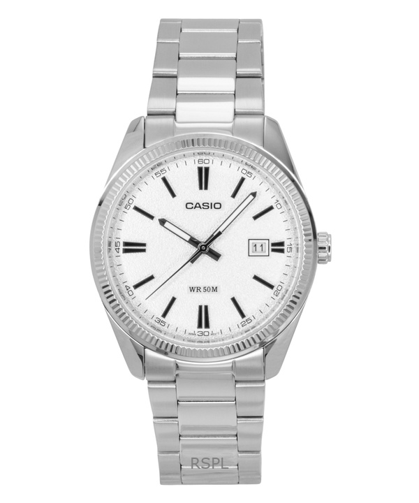 Casio Standard Analog Stainless Steel White Dial Quartz MTP-1302DA-7AV Unisex Watch 1 Casio Standard Analog Stainless Steel White Dial Quartz MTP-1302DA-7AV Unisex Watch