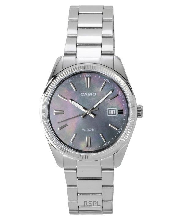 Casio Standard Analog Stainless Steel Mother Of Pearl Quartz MTP-1302DS-1AV Men's Watch 1 Casio Standard Analog Stainless Steel Mother Of Pearl Quartz MTP-1302DS-1AV Men's Watch