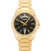 Casio Standard Analog Gold Tone Stainless Steel Black Dial Quartz MTP-1370G-1AV Men's Watch