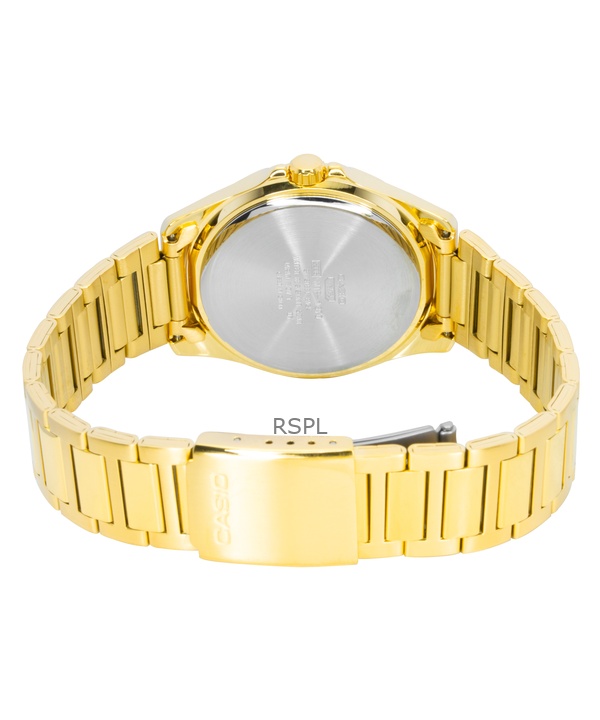 Casio Standard Analog Gold Tone Stainless Steel Black Dial Quartz MTP-1370G-1AV Men's Watch 4 Casio Standard Analog Gold Tone Stainless Steel Black Dial Quartz MTP-1370G-1AV Men's Watch