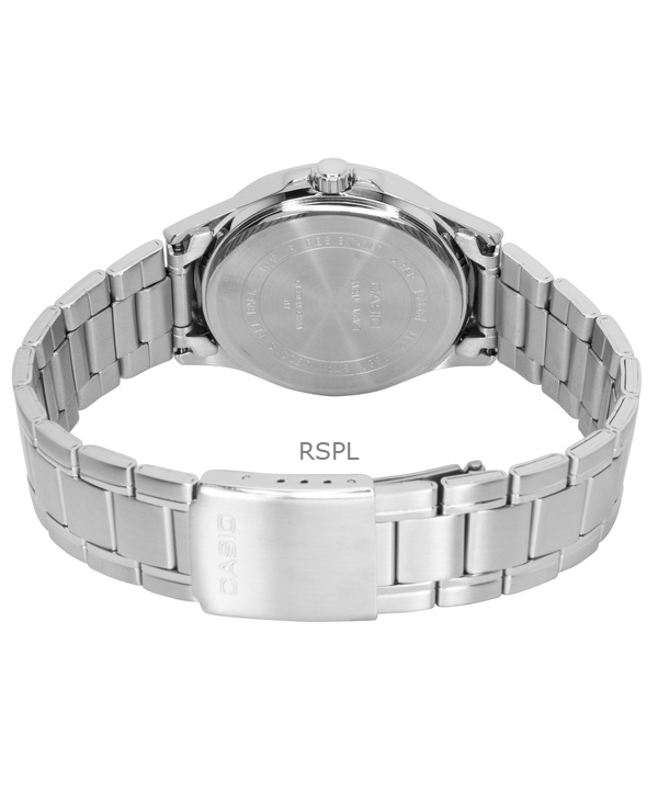 Casio Standard Analog Stainless Steel Green Dial Quartz MTP-1381D-3AV Men's Watch 4 Casio Standard Analog Stainless Steel Green Dial Quartz MTP-1381D-3AV Men's Watch