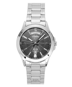 Casio Standard Analog Stainless Steel Grey Dial Quartz MTP-1381D-8AV Men's Watch