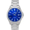 Casio Standard Analog Stainless Steel Blue Dial Quartz MTS-115D-2A1V Men's Watch