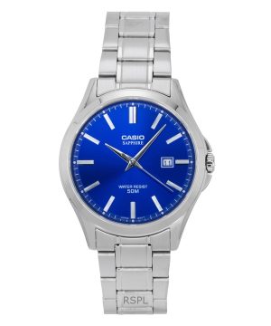 Casio Standard Analog Stainless Steel Blue Dial Quartz MTS-115D-2A1V Men's Watch