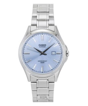 Casio Standard Analog Stainless Steel Light Blue Dial Quartz MTS-115D-2A2V Men's Watch
