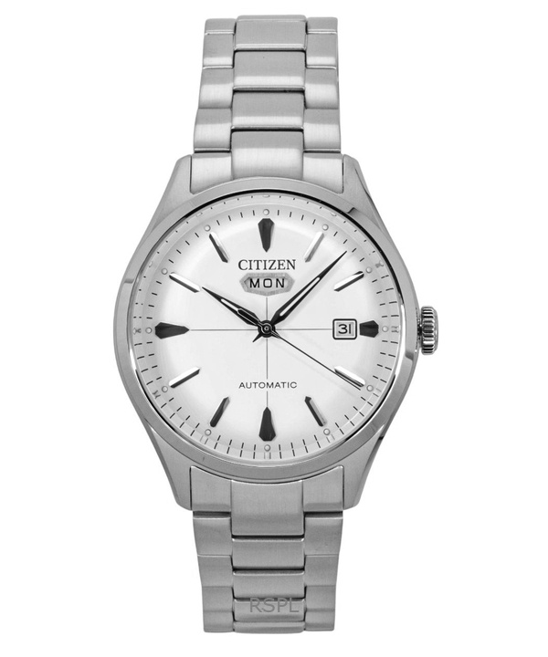 Citizen C7 Stainless Steel White Dial Automatic NH8391-51A Men's Watch 1 Citizen C7 Stainless Steel White Dial Automatic NH8391-51A Men's Watch