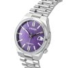 Citizen Tsuyosa Stainless Steel Sunray Purple Dial Automatic NJ0200-50W Men's Watch