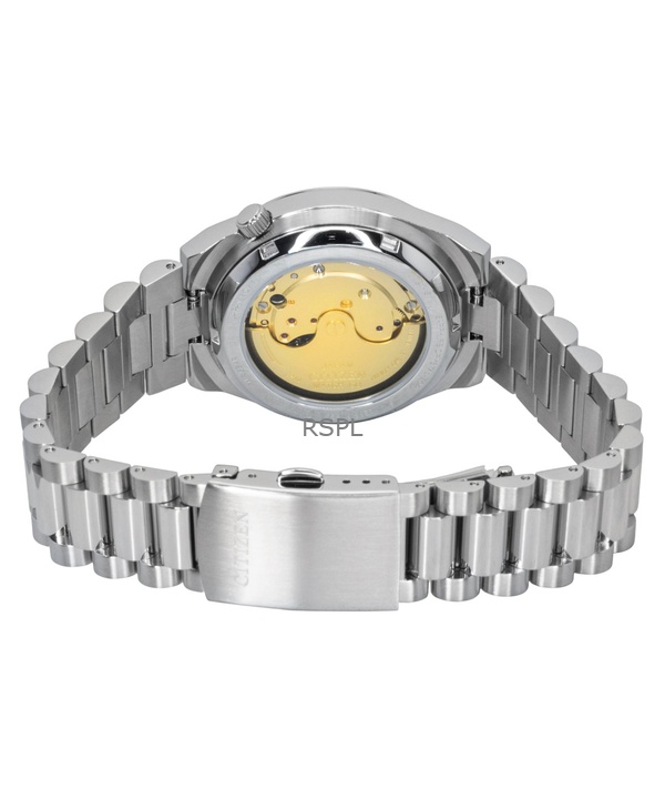 Citizen Tsuyosa Stainless Steel Sunray Purple Dial Automatic NJ0200-50W Men's Watch 4 Citizen Tsuyosa Stainless Steel Sunray Purple Dial Automatic NJ0200-50W Men's Watch