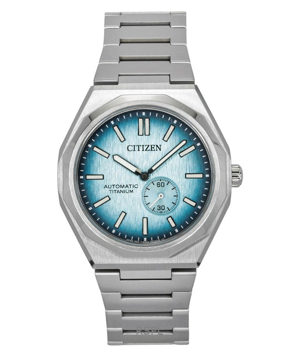 Citizen Zenshin 60 Super Titanium Light Blue Dial Automatic NK5020-58L 100M Men's Watch 1 Citizen Zenshin 60 Super Titanium Light Blue Dial Automatic NK5020-58L 100M Men's Watch