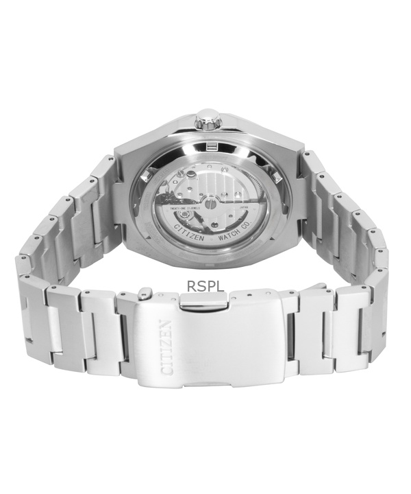 Citizen Zenshin 60 Super Titanium Light Blue Dial Automatic NK5020-58L 100M Men's Watch 4 Citizen Zenshin 60 Super Titanium Light Blue Dial Automatic NK5020-58L 100M Men's Watch