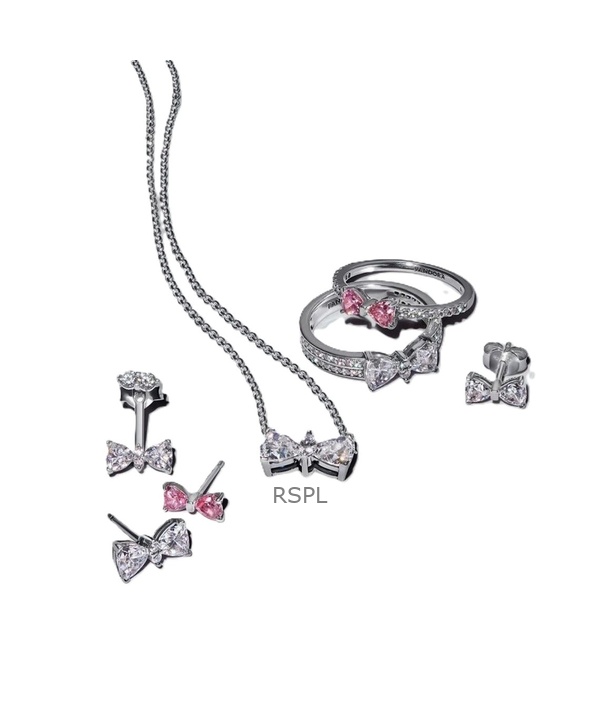 Pandora Sparkling Bow Stud Earring With Clear Cubic Zirconia P-293506C01 For Women 2 Pandora Sparkling Bow Stud Earring With Clear Cubic Zirconia P-293506C01 For Women