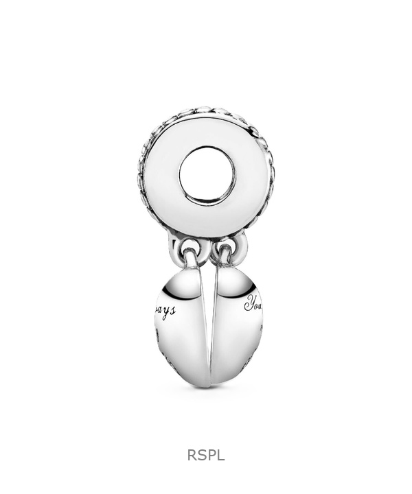 Pandora Mother And Daughter Hearts With Pink Enamel And Clear Cubic Zirconia P-792072EN40 For Women 3 Pandora Mother And Daughter Hearts With Pink Enamel And Clear Cubic Zirconia P-792072EN40 For Women