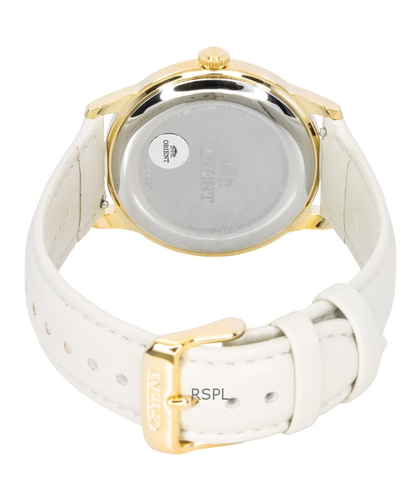 Orient Bambino Leather Strap White Dial Solar RA-WK0001S Men's Watch 3 Orient Bambino Leather Strap White Dial Solar RA-WK0001S Men's Watch