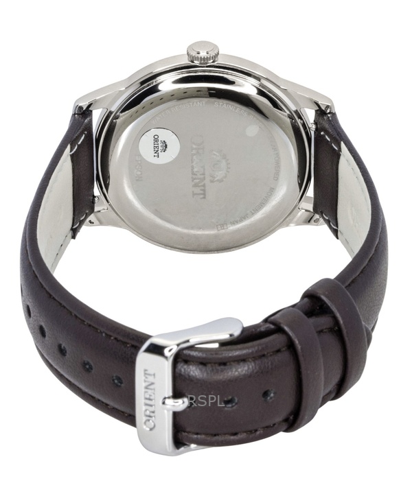 Orient Bambino Leather Strap Champagne Dial Solar RA-WK0003G Men's Watch 3 Orient Bambino Leather Strap Champagne Dial Solar RA-WK0003G Men's Watch