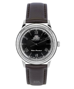 Orient Bambino Leather Strap Black Dial Solar RA-WK0004L Men's Watch