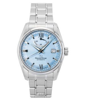 Orient Star Contemporary Stainless Steel Ice Blue Dial Automatic RE-AU0109L 100M Men's Watch
