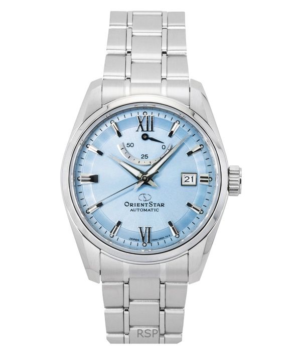 Orient Star Contemporary Stainless Steel Ice Blue Dial Automatic RE-AU0109L 100M Men's Watch 1 Orient Star Contemporary Stainless Steel Ice Blue Dial Automatic RE-AU0109L 100M Men's Watch