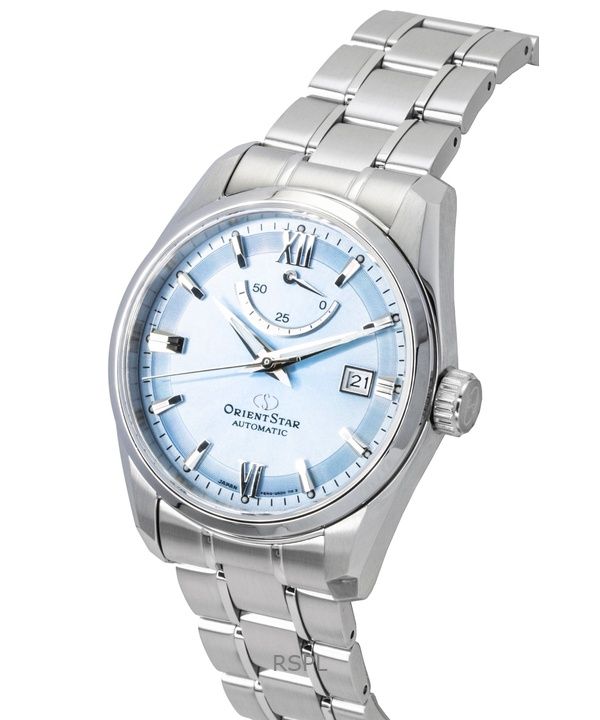 Orient Star Contemporary Stainless Steel Ice Blue Dial Automatic RE-AU0109L 100M Men's Watch 3 Orient Star Contemporary Stainless Steel Ice Blue Dial Automatic RE-AU0109L 100M Men's Watch