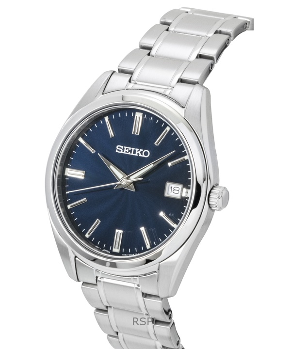 Seiko Stainless Steel Blue Dial Quartz SUR309P1 100M Men's Watch 3 Seiko Stainless Steel Blue Dial Quartz SUR309P1 100M Men's Watch