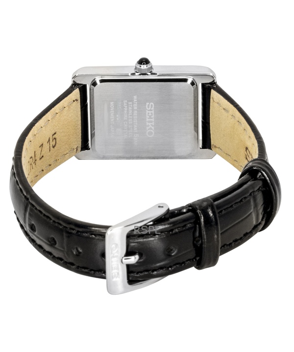 Seiko Classic Leather Strap White Dial Quartz SWR107P1 Women's Watch 3 Seiko Classic Leather Strap White Dial Quartz SWR107P1 Women's Watch