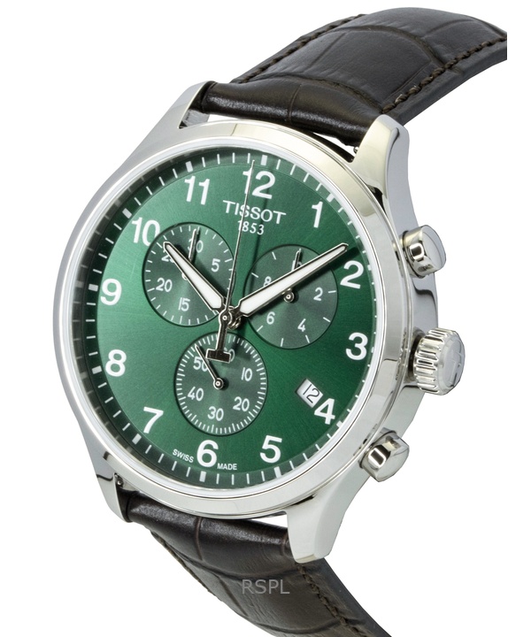 Tissot Chrono XL Classic Chronograph Stainless Steel Green Dial Quartz T116.617.16.092 Tissot Chrono XL Classic Chronograph Stainless Steel Green Dial Quartz T116.617.16.092.00 100M Men's Watch
