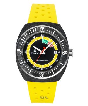 Tissot Sideral S Synthetic Strap Black Dial Automatic Diver's T145.407.97.057.00 300M Men's Watch