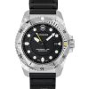 Victorinox Dive Pro Rubber Strap Matt Black Dial Quartz Diver's 241990 300M Men's Watch