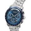 Zeppelin New York Chronograph Stainless Steel Blue Dial Quartz 8878MB3 Men's Watch